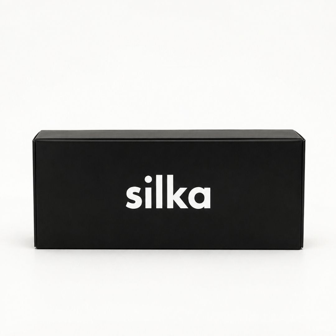 Packaging Beard Trimmer Silka caja contenido regalo hombre